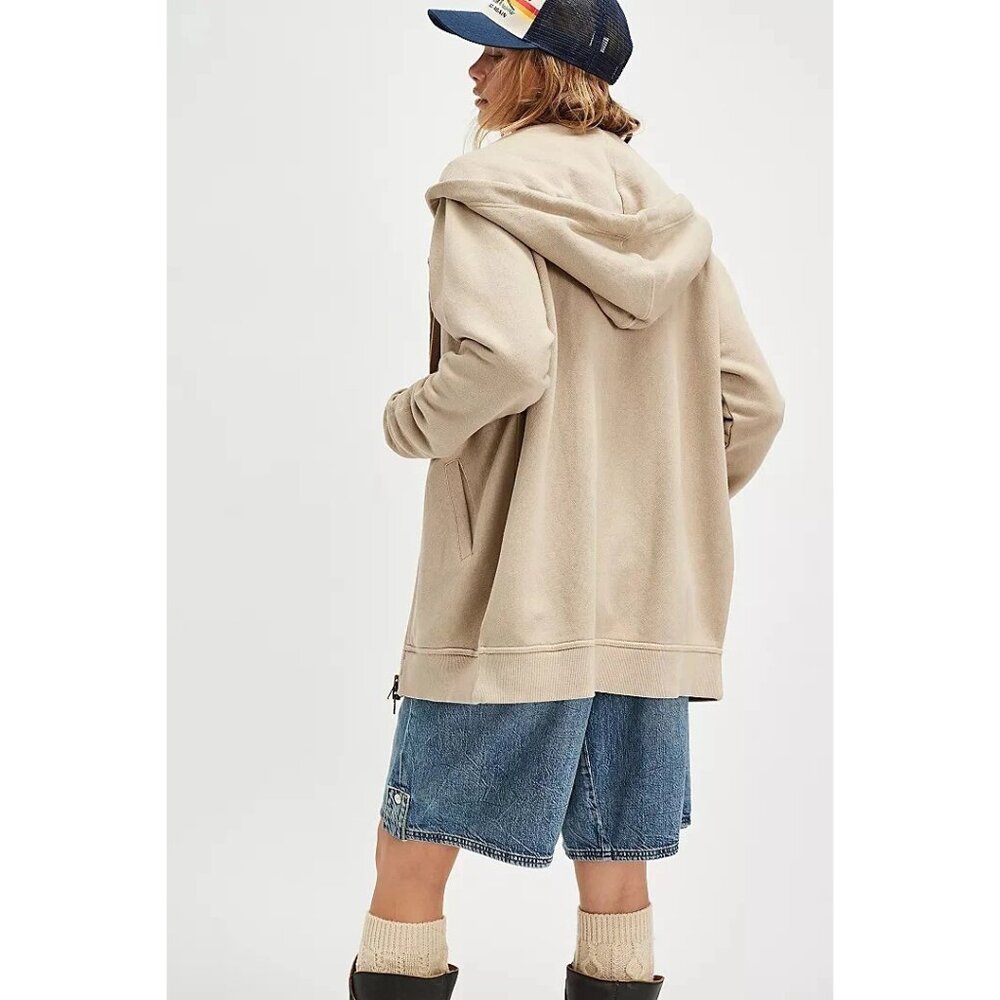 Free People Redwood Cardi Jacket Hoodie Zip-up S - Picture 3 of 7